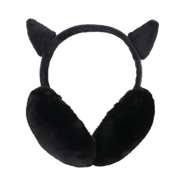 Planet Earth Red Blue Colorful Winter Earmuffs Ear Warmers Faux Fur Foldable Plush Outdoor Gift 